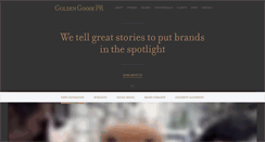 Desktop Screenshot of goldengoosepr.com